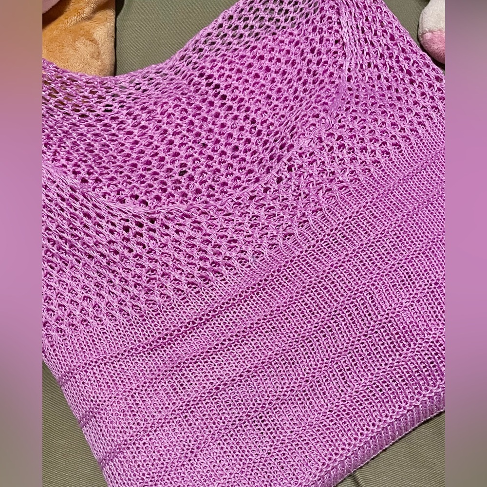 Lavender Knit Women's Sweater